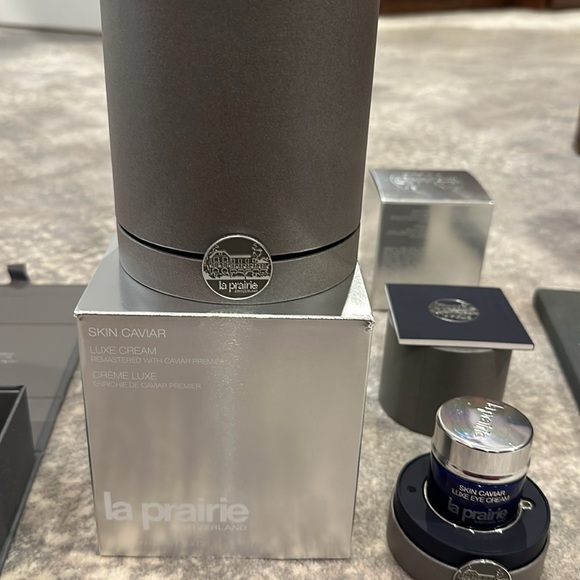 LA PRAIRIE BUNDLE ALL EMPTY EXCEPT TUBE OF SKIN CAVIAR ESSENCE LOTION - Picture 5 of 11